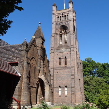 Armidale Anglican Cathedral designed by John Horbury Hunt the famous architect. Wonderful three dimensional effect with the brick work. Opened 1875. Tower added 1936.