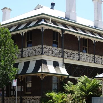 Lands Title Office building in Armidale New South Wales. Built 1880