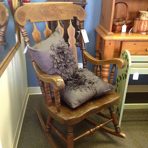 Wooden Rocking Chair $49 #TylerCW (903) 509-3395 http://bit.ly/TylerCW