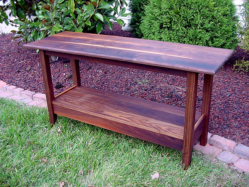 Walnut Sofa Table