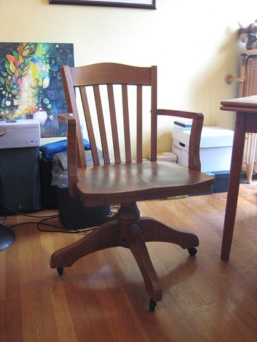 Wooden Desk Chair