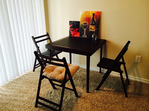 wooden dinning table and chair set