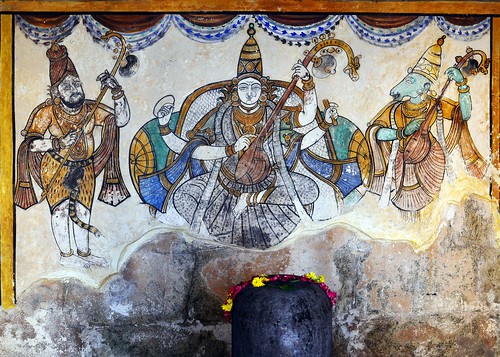 India - Tamil Nadu - Thanjavur - Brihadeshvara Temple - Mural - 2