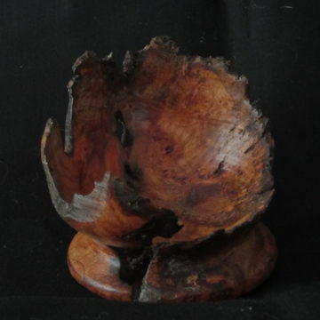 Cherry Burl natural edge bowl