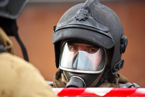 Firefighters unveil cutting-edge wall piercing fire extinguisher