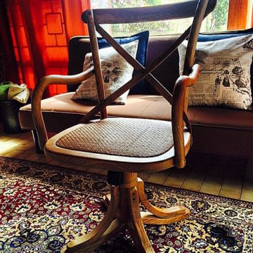 #handmade #wooden #office chair, welcome to your new home :)