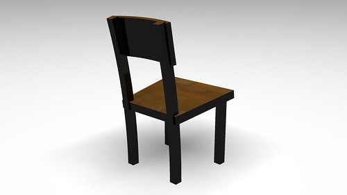 Wooden Chair by CC free 3D Model .obj .3ds – CGTrader.com