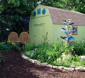 Added some metal to the shed.