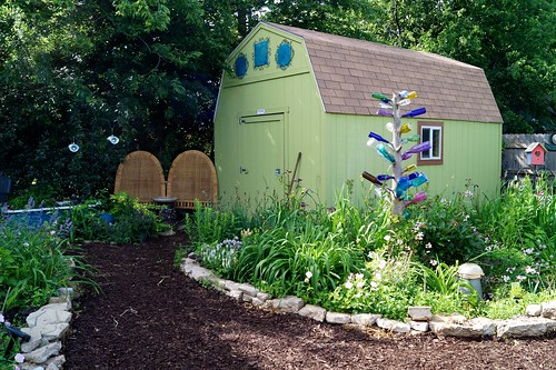 Added some metal to the shed.