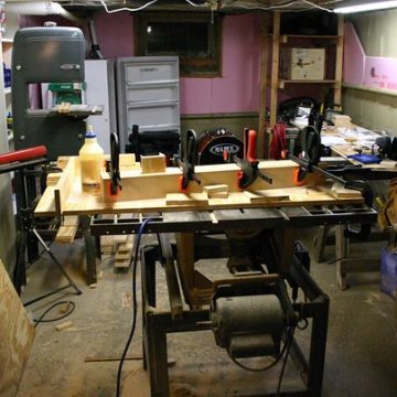 Before: My Messy Workshop