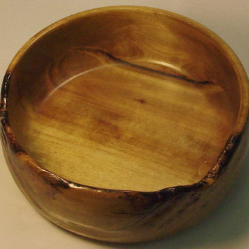 Bowl #48 - Shallow Side Burned Rim (top)