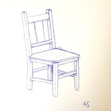 Pen sketch for #3000chairs project