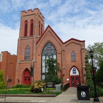 Osterhout Free Library - Former First Presbyterian Church (1849) - Wilkes-Barre, PA