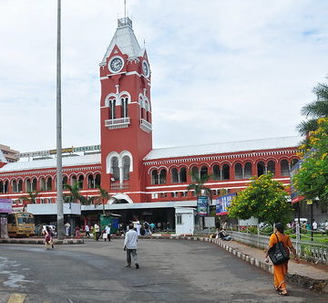 India - Tamil Nadu - Chennai - Chennai Central Railway Station - 2