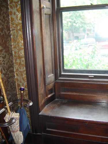 Front entry window - Gibson House