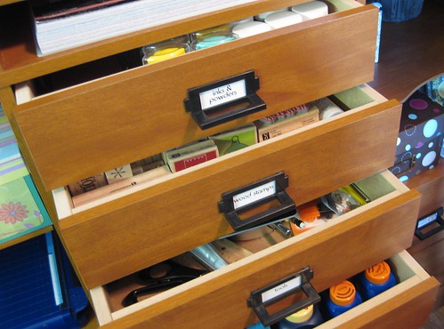 My paper crafting storage cupboard