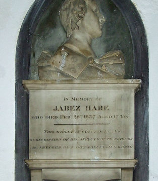 Jabez Hare portrait bust