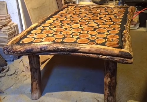 A Natural Wooden Table