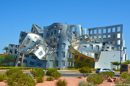 Modern architecture. Cleveland Clinic Lou Ruvo Center for Brain Health. Las Vegas Nevada.