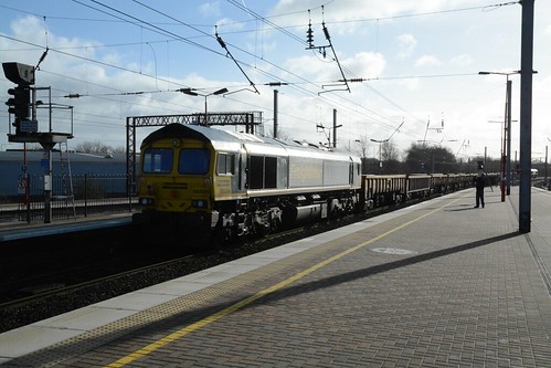 Freightliner Green & Yellow Class 66/5, 66598