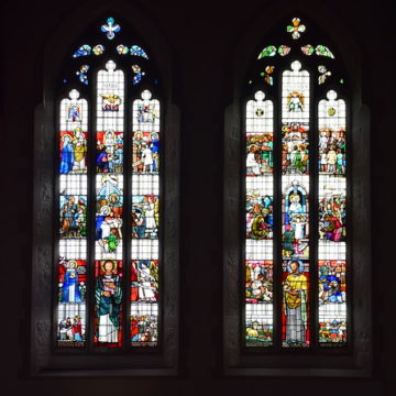 north transept windows (Margaret Edith Aldrich Rope, 1959)