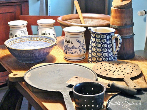 Traditional Sorbian (Wendish) household items, local history museum, Dissen-Striesow