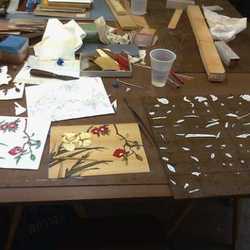 More from the marquetry workshop