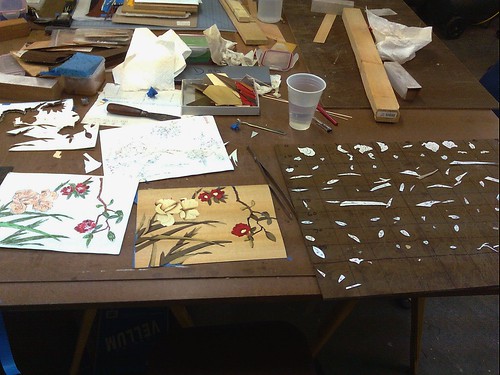 More from the marquetry workshop