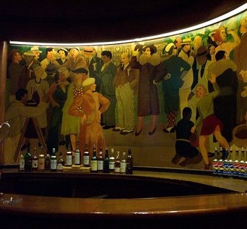 Murals_ Fairmont Hotel: New Orleans, LA Bar