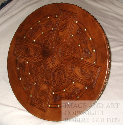 Tooled Leather Shield