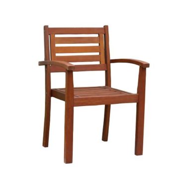 Cheap Merry Garden – Wooden Stacking Arm Chair For Indoor/Outdoor