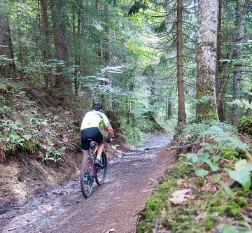 Descending Joux Plane off road