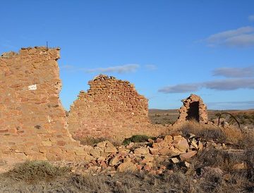 Eurelia ruin in the near ghost town, Flinders Ranges South Australia