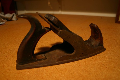 Knowles-type transitional patented woodworking plane - probably manufactured 1827-1832 or so - found in Two Rivers WI