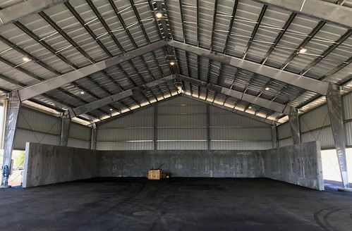 Inside the Arlington salt shed