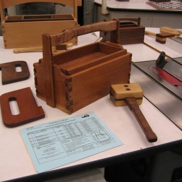 Mahogany Tool Box and Mallet/Pushsticks