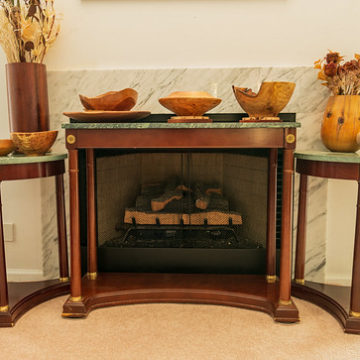 Wooden bowls and vases