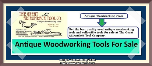 Get Antique Woodworking Tools on Sale