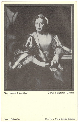 Mrs. Robert Hooper. And the Life and Death of John Singleton Copley.