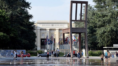 Broken Chair : Palace of Nations, United Nations Office, Geneva, Switzerland 2015