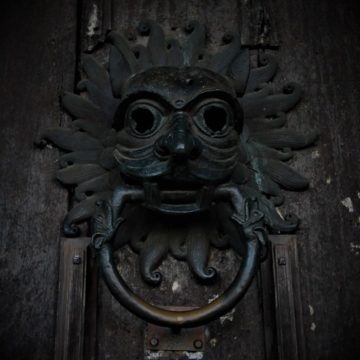 Sanctuary Knocker, Durham Cathedral, Durham City, County Durham, England.