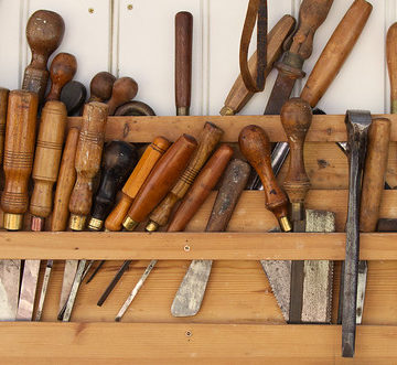 The carpenters tools.