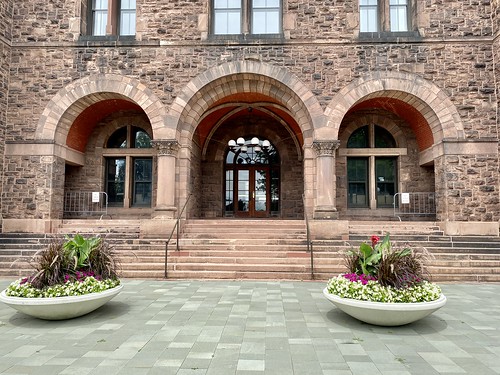 Entry Porch, Central Wing, Old Buffalo State Hospital, Richardson Olmsted Complex, Forest, Buffalo, NY