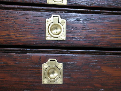 Iron mongers box close up