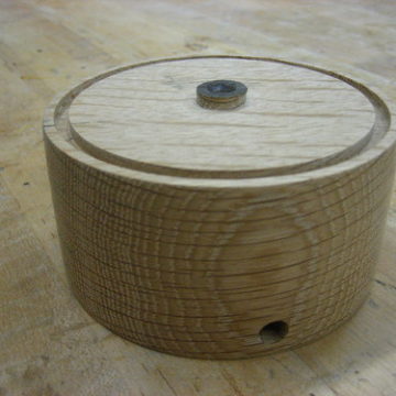 Oak Base for new Jar Lamp