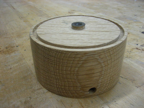 Oak Base for new Jar Lamp