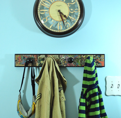 Dc Comics - Decoupaged Coat Rack 2