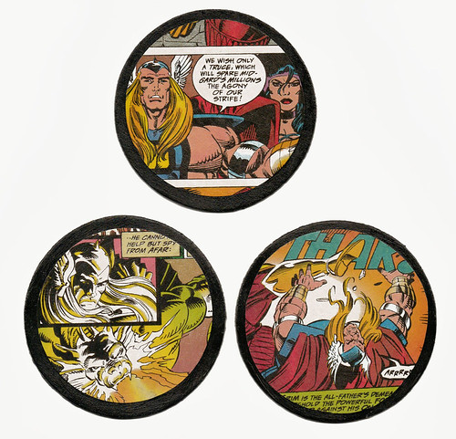 Thor - Decoupaged Comic Book Magnets