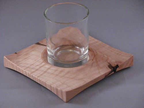 birch votive candleholder