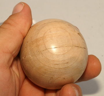 spalted maple ball